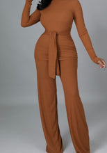 Load image into Gallery viewer, Coffee Flare Bottoms Pants Set (New Arrivals)
