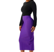 Load image into Gallery viewer, Purple/Black Bandage Dress (New Arrival)
